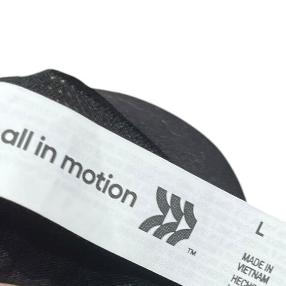 All In Motion Black Asymmetrical Strap Tank Top, Size L, NWT - Picture 9 of 13